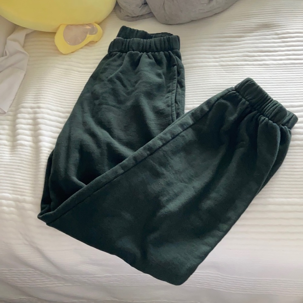 Green brandy Melville sweatpants